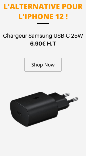 Chargeur Samsung Fast 25W - Chargeur iphone 12